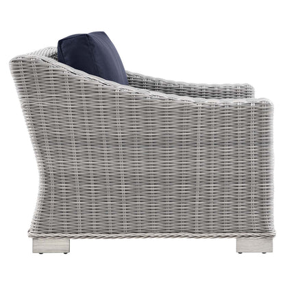 Conway 5-Piece Outdoor Patio Wicker Rattan Furniture Set by Modway