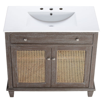 Lilo 36" Bathroom Vanity by Modway