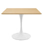 Lippa 36" Square Wood Dining Table by Modway