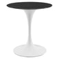 Lippa 28" Round Faux Marble Dining Table by Modway