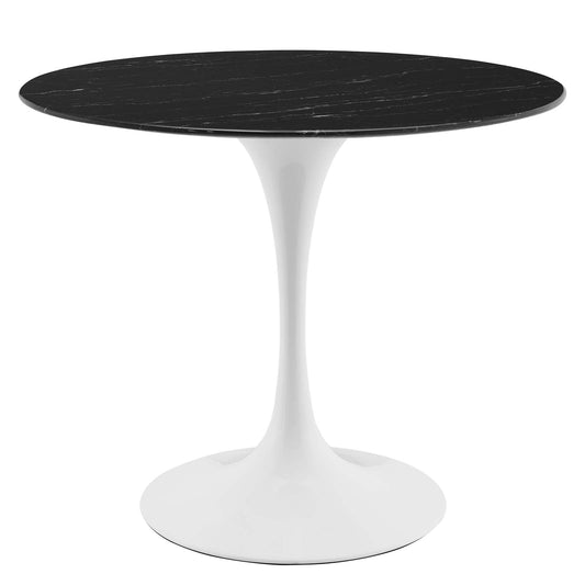 Lippa 36" Round Faux Marble Dining Table by Modway