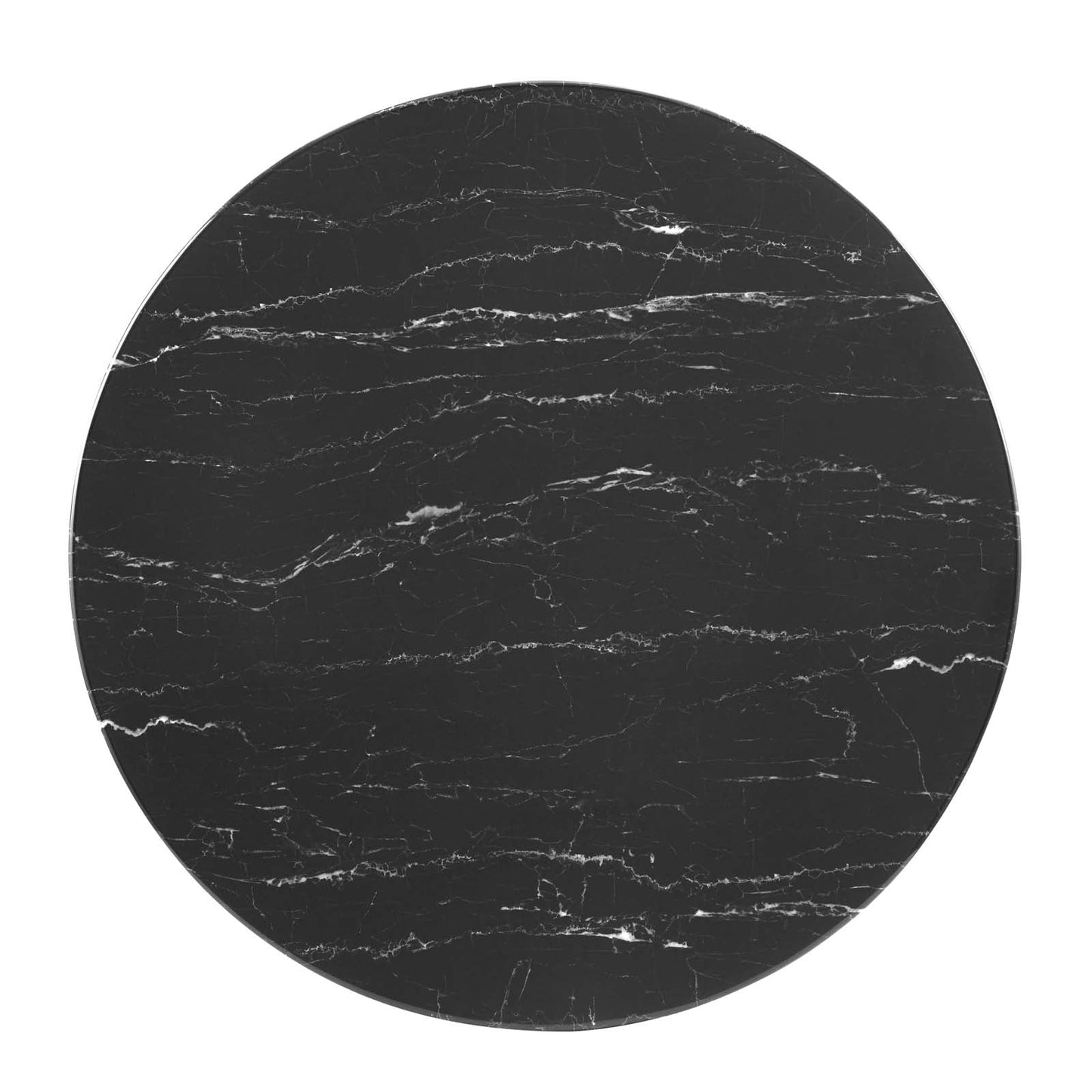 Lippa 36" Round Faux Marble Dining Table by Modway