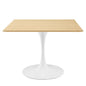 Lippa 40" Square Wood Dining Table by Modway