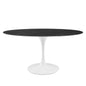Lippa 60" Oval Faux Marble Dining Table by Modway