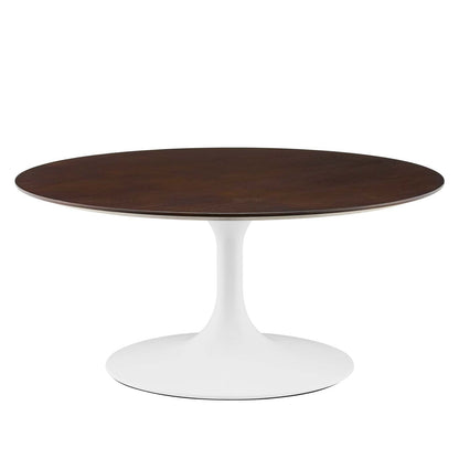 Lippa 36" Round Wood Coffee Table by Modway