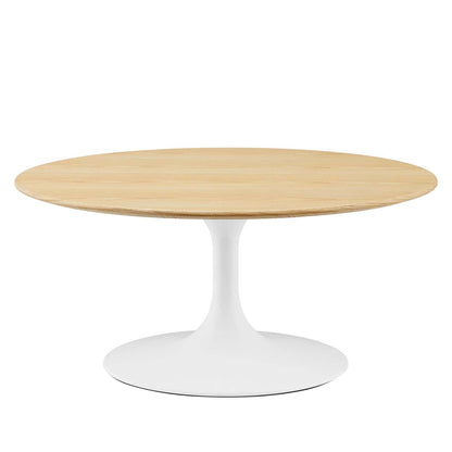Lippa 36" Round Wood Coffee Table by Modway