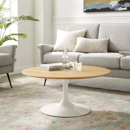 Lippa 36" Round Wood Coffee Table by Modway