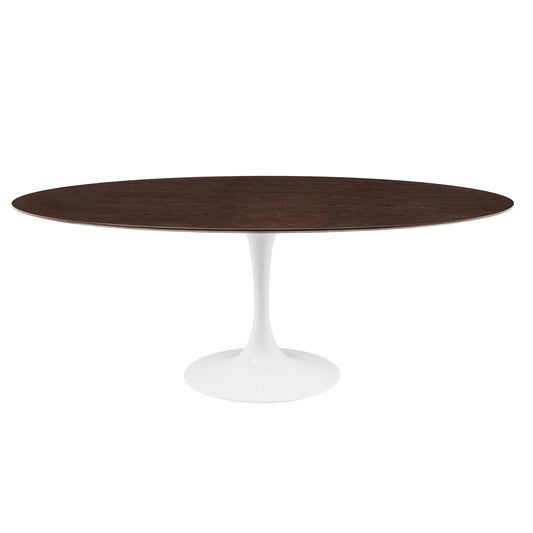 Lippa 78" Oval Wood Dining Table by Modway
