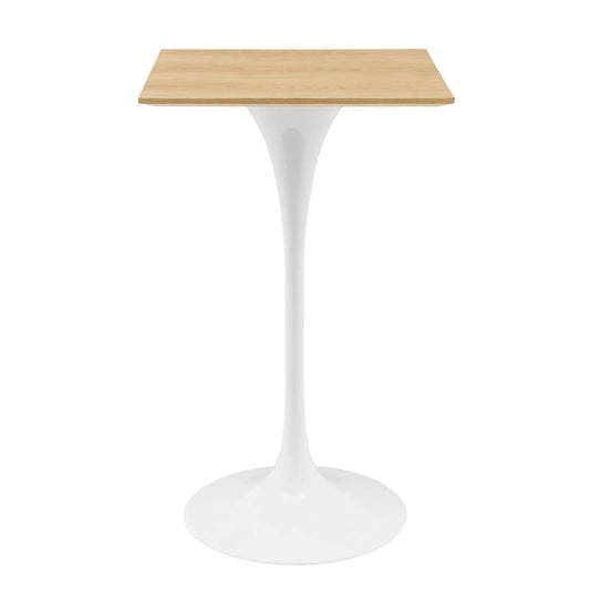 Lippa 28" Square Wood Bar Table by Modway