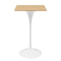 Lippa 28" Square Wood Bar Table by Modway