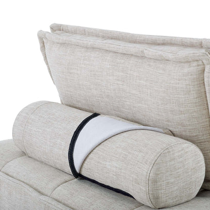 Saunter 4-Piece Tufted Fabric Fabric Sectional Sofa by Modway