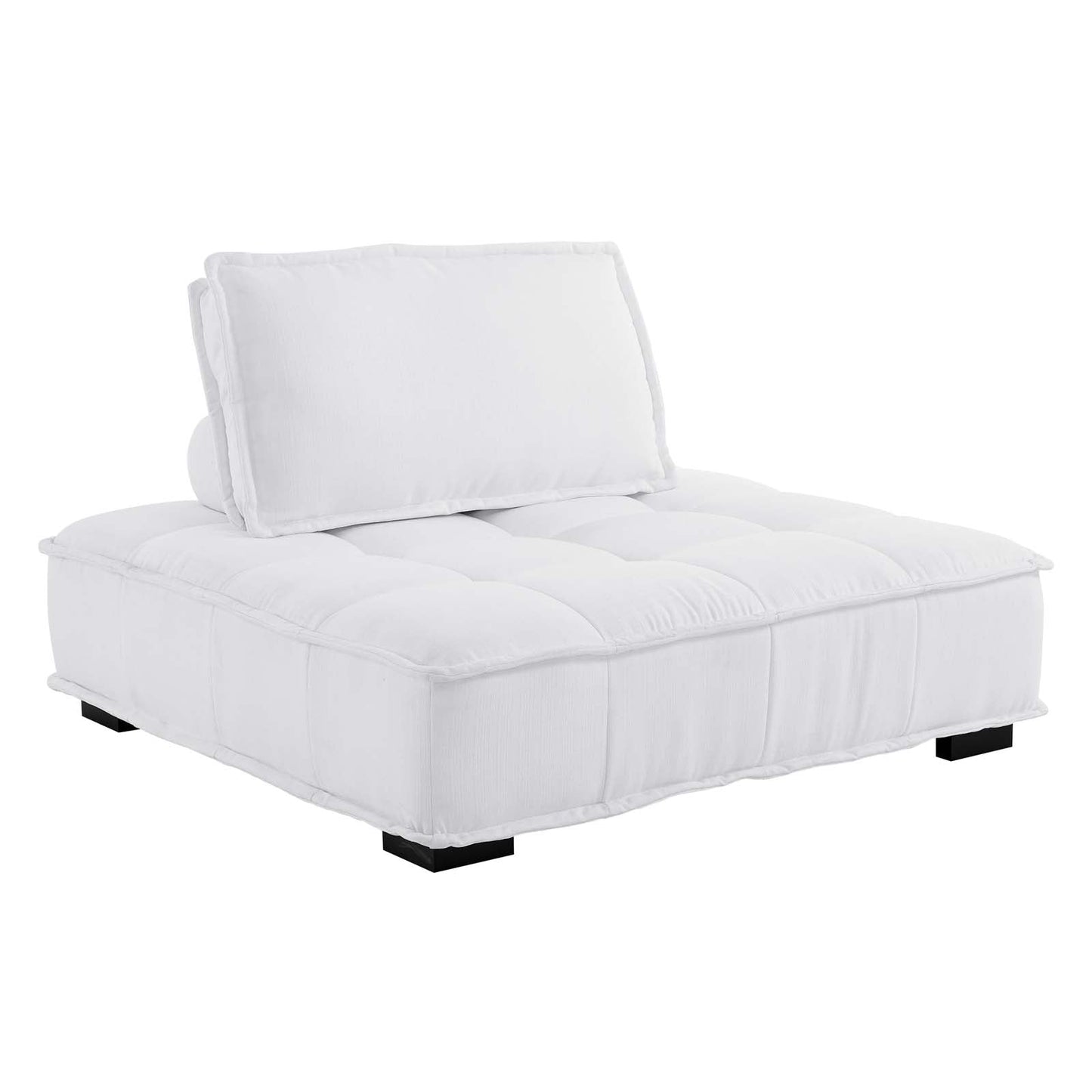 Saunter 4-Piece Tufted Fabric Fabric Sectional Sofa by Modway