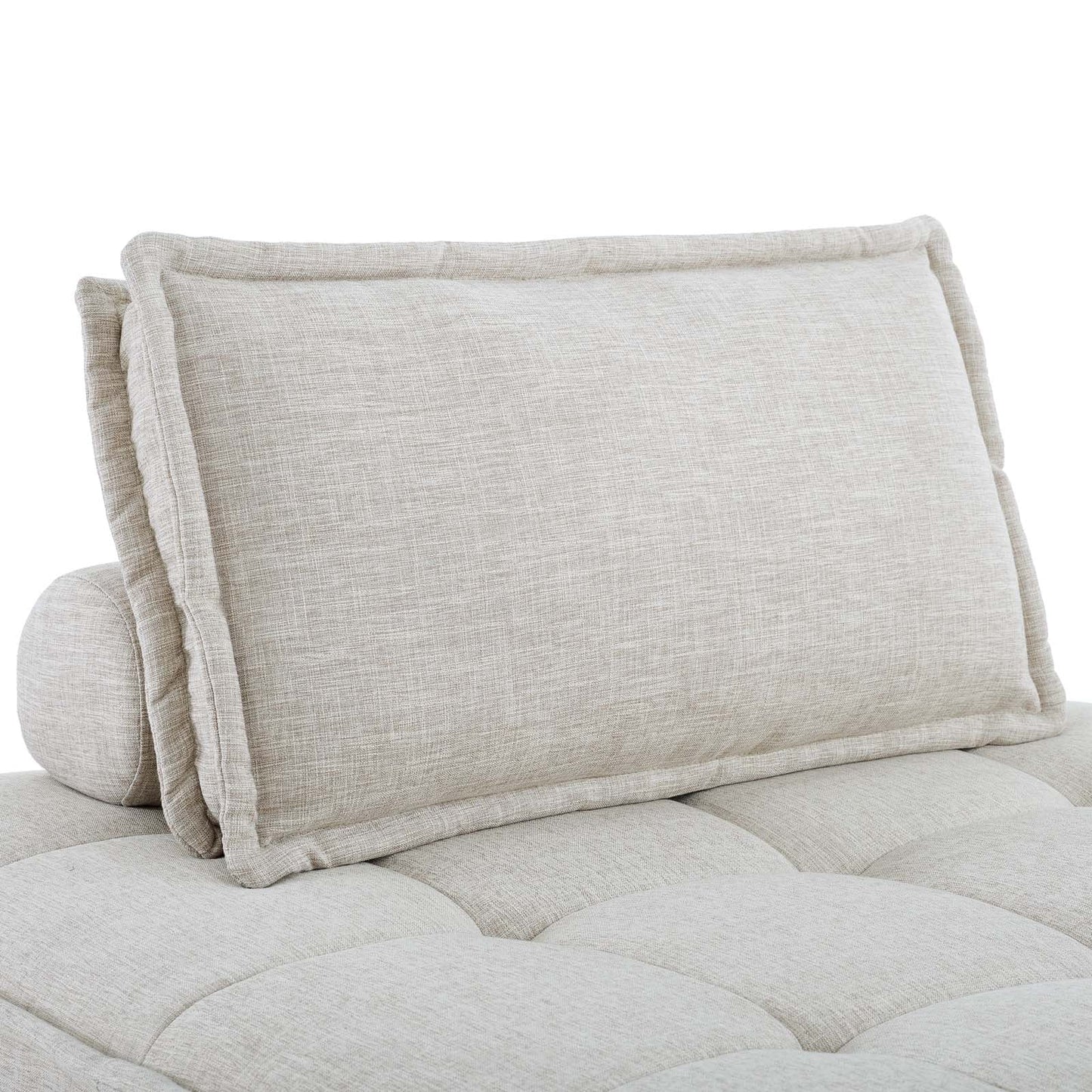 Saunter 5-Piece Tufted Fabric Fabric Sectional Sofa by Modway