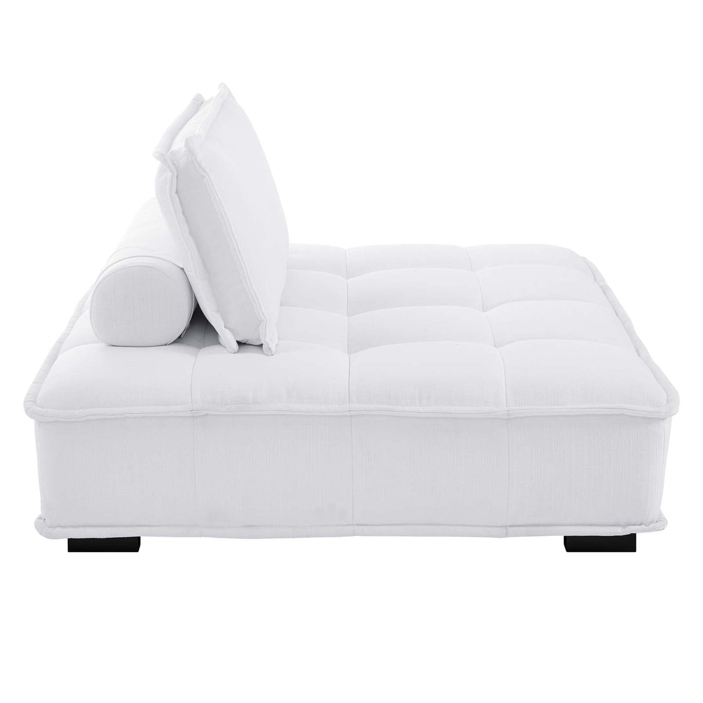 Saunter 5-Piece Tufted Fabric Fabric Sectional Sofa by Modway