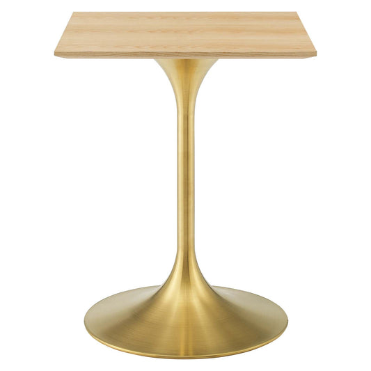 Lippa 24" Square Wood Dining Table by Modway