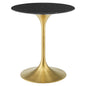 Lippa 28" Round Faux Marble Dining Table by Modway