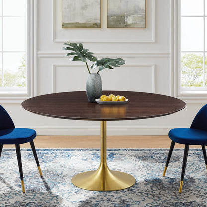 Lippa 60" Round Wood Dining Table by Modway
