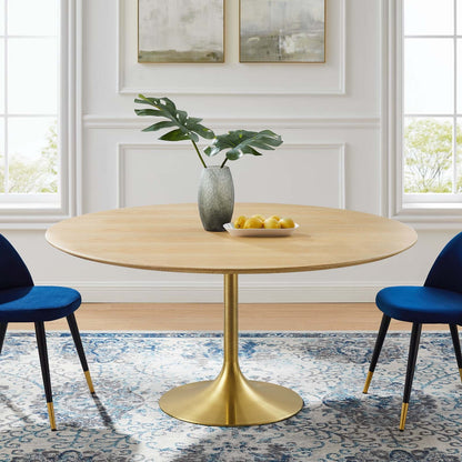 Lippa 60" Round Wood Dining Table by Modway
