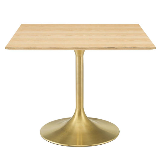 Lippa 40" Square Wood Dining Table by Modway