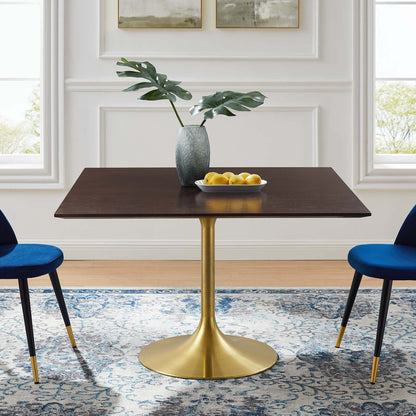 Lippa 47" Square Wood Dining Table by Modway