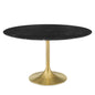 Lippa 54" Round Faux Marble Dining Table by Modway