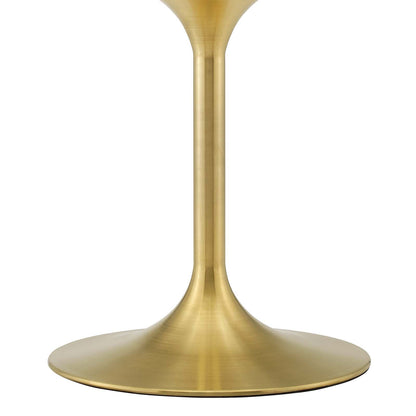 Lippa 60" Oval Faux Marble Dining Table by Modway