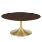 Lippa 36" Round Wood Coffee Table by Modway