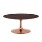 Lippa 36" Round Wood Coffee Table by Modway