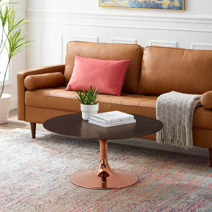 Lippa 36" Round Wood Coffee Table by Modway