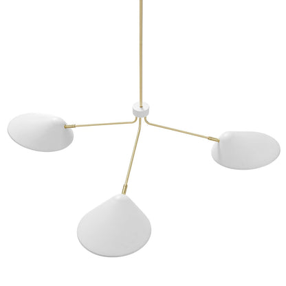 Journey 3-Light 14" Arm Pendant by Modway