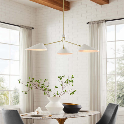 Journey 3-Light 14" Arm Pendant by Modway