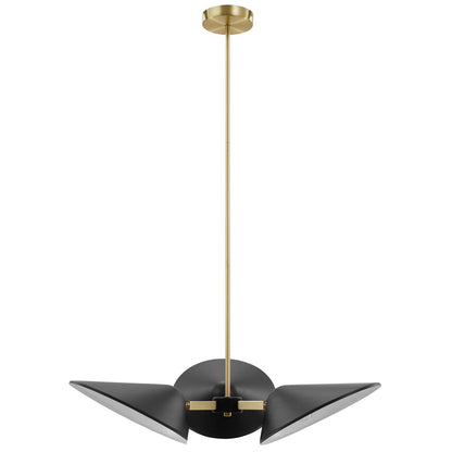 Journey 3-Light 3" Arm Pendant by Modway
