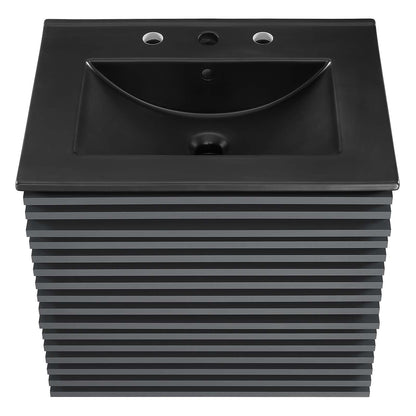 Render 24" Wall-Mount Bathroom Vanity by Modway