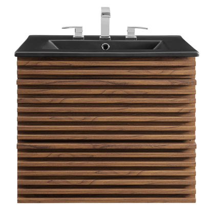 Render 24" Wall-Mount Bathroom Vanity by Modway