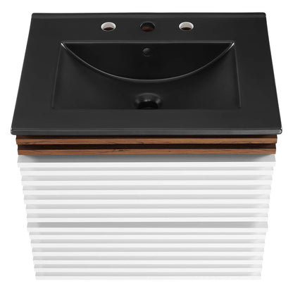 Render 24" Wall-Mount Bathroom Vanity by Modway