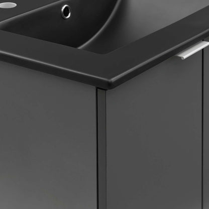 Maybelle 24" Wall-Mount Bathroom Vanity by Modway