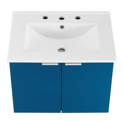 Maybelle 24" Wall-Mount Bathroom Vanity by Modway