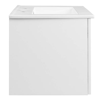 Maybelle 24" Wall-Mount Bathroom Vanity by Modway