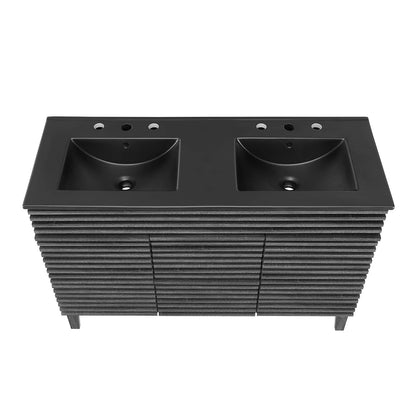 Render 48" Double Sink Bathroom Vanity by Modway