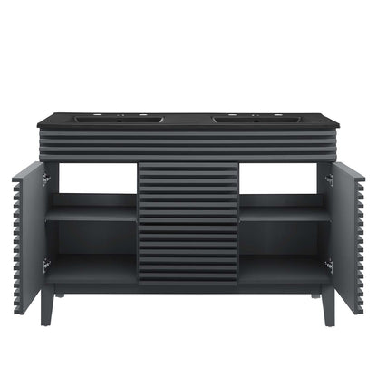 Render 48" Double Sink Bathroom Vanity by Modway