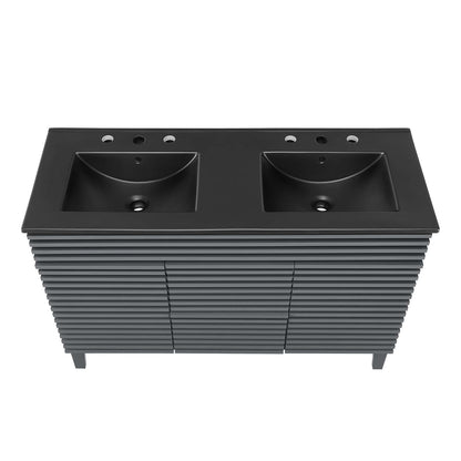 Render 48" Double Sink Bathroom Vanity by Modway