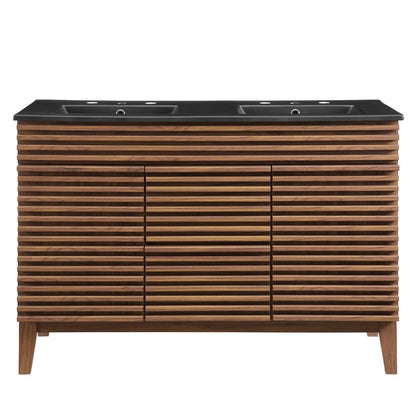 Render 48" Double Sink Bathroom Vanity by Modway