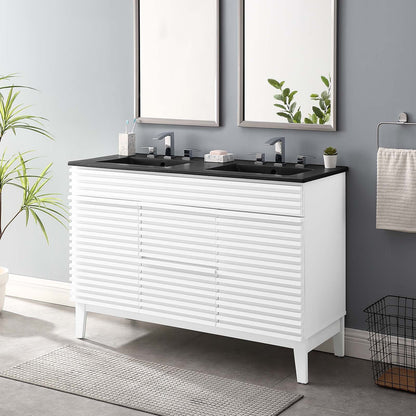 Render 48" Double Sink Bathroom Vanity by Modway