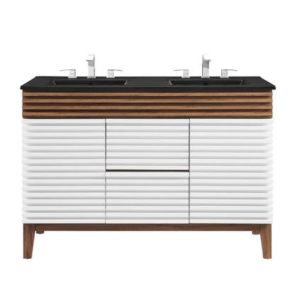 Render 48" Double Sink Bathroom Vanity by Modway