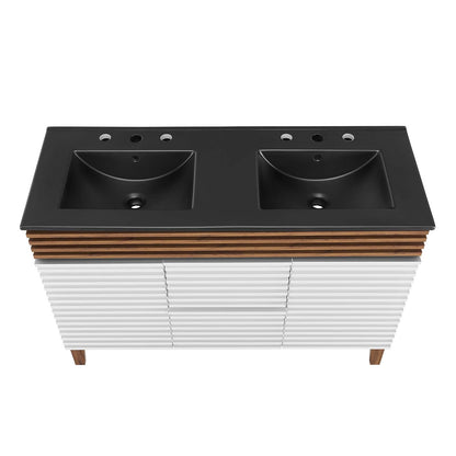 Render 48" Double Sink Bathroom Vanity by Modway