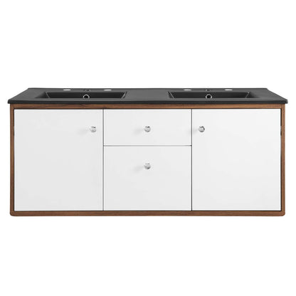 Transmit 48" Wall-Mount Bathroom Vanity by Modway