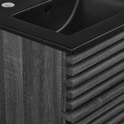 Render 18" Wall-Mount Bathroom Vanity by Modway