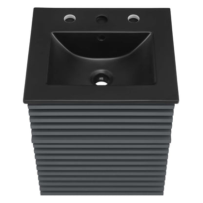 Render 18" Wall-Mount Bathroom Vanity by Modway