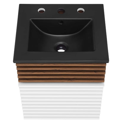 Render 18" Wall-Mount Bathroom Vanity by Modway