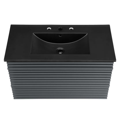 Render 36" Wall-Mount Bathroom Vanity by Modway